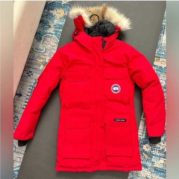 Canada Goose Red Expedition Parka S - Picture 13 of 16